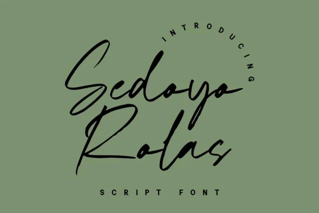 Sedoyo Rolas Font