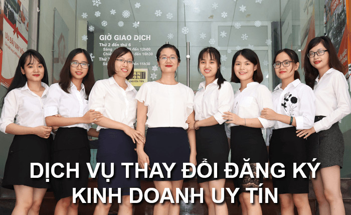 Dịch vụ thay đổi đăng ký kinh doanh uy tín