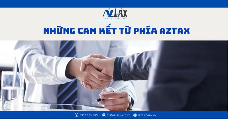 Cam kết dịch vụ kế toán thuế AZTAX